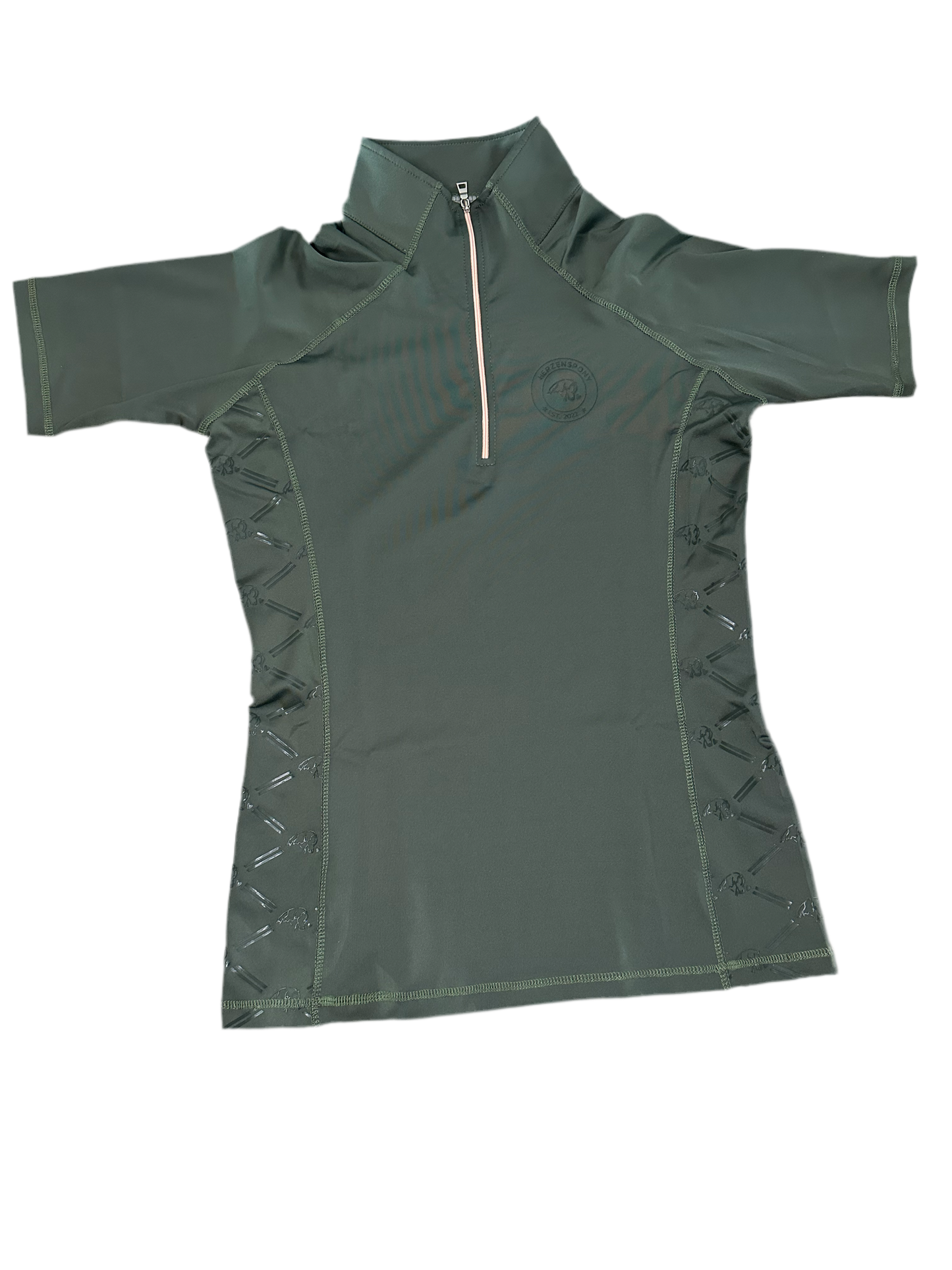 Funktionsshirt "Olivia" l Olive Kurzarm