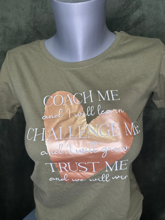 Damen Shirt "Coach me"