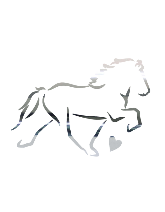 Aufkleber "Tölter mit Herz"