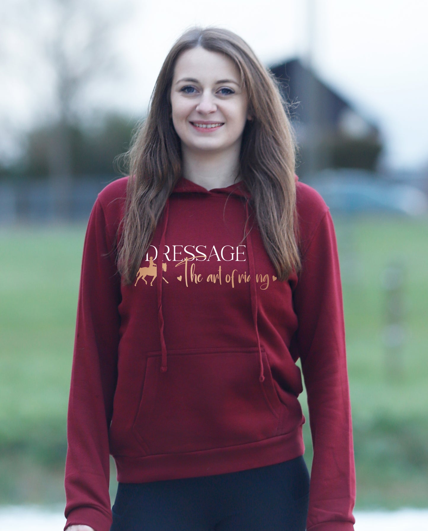 Damen-Hoodie "Dressage - The art of riding"