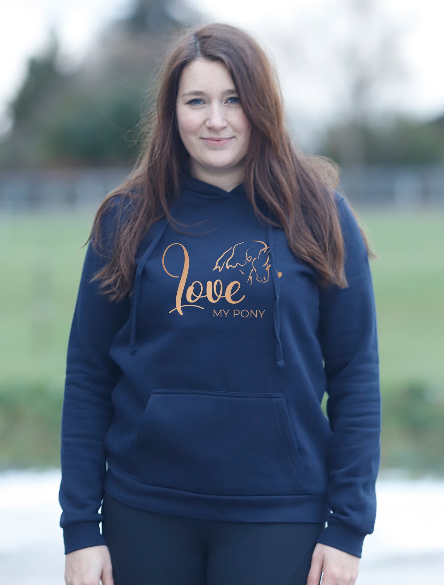 Damen-Hoodie "Love my Pony"