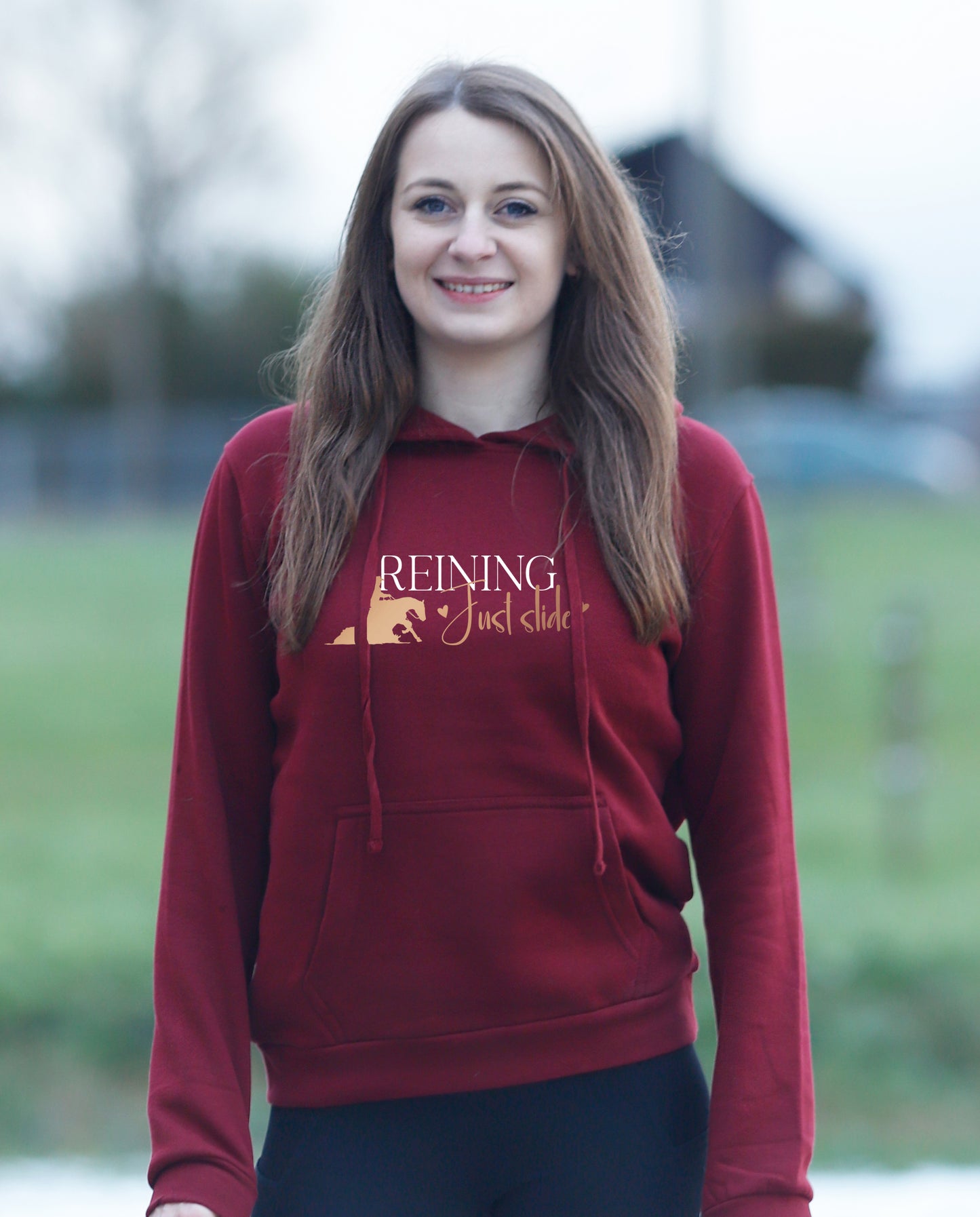 Damen-Hoodie "Reining - Just slide"