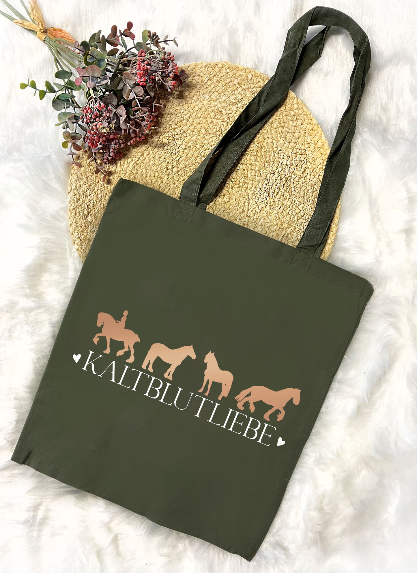 Baumwolltasche "Kaltblutliebe"