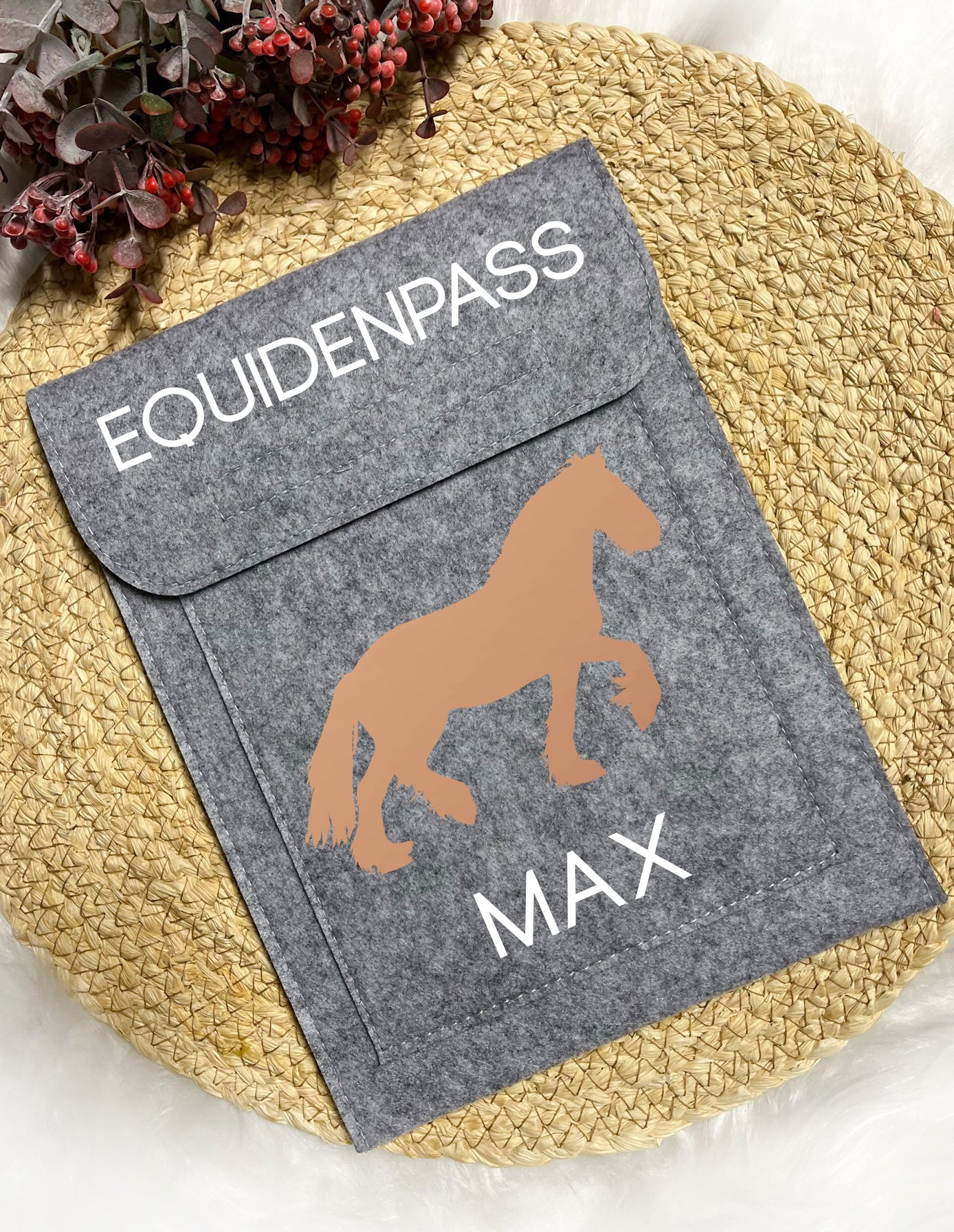 Equidenpasshülle "Kaltblut Max" l personalisiert
