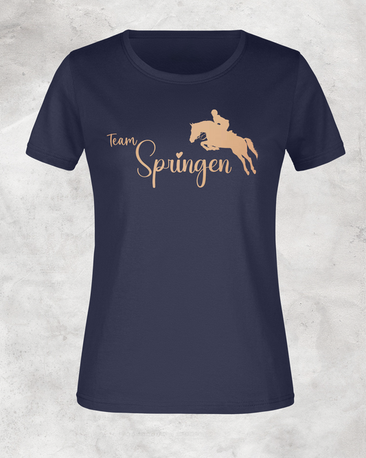 Damen-Shirt "Team Springen"