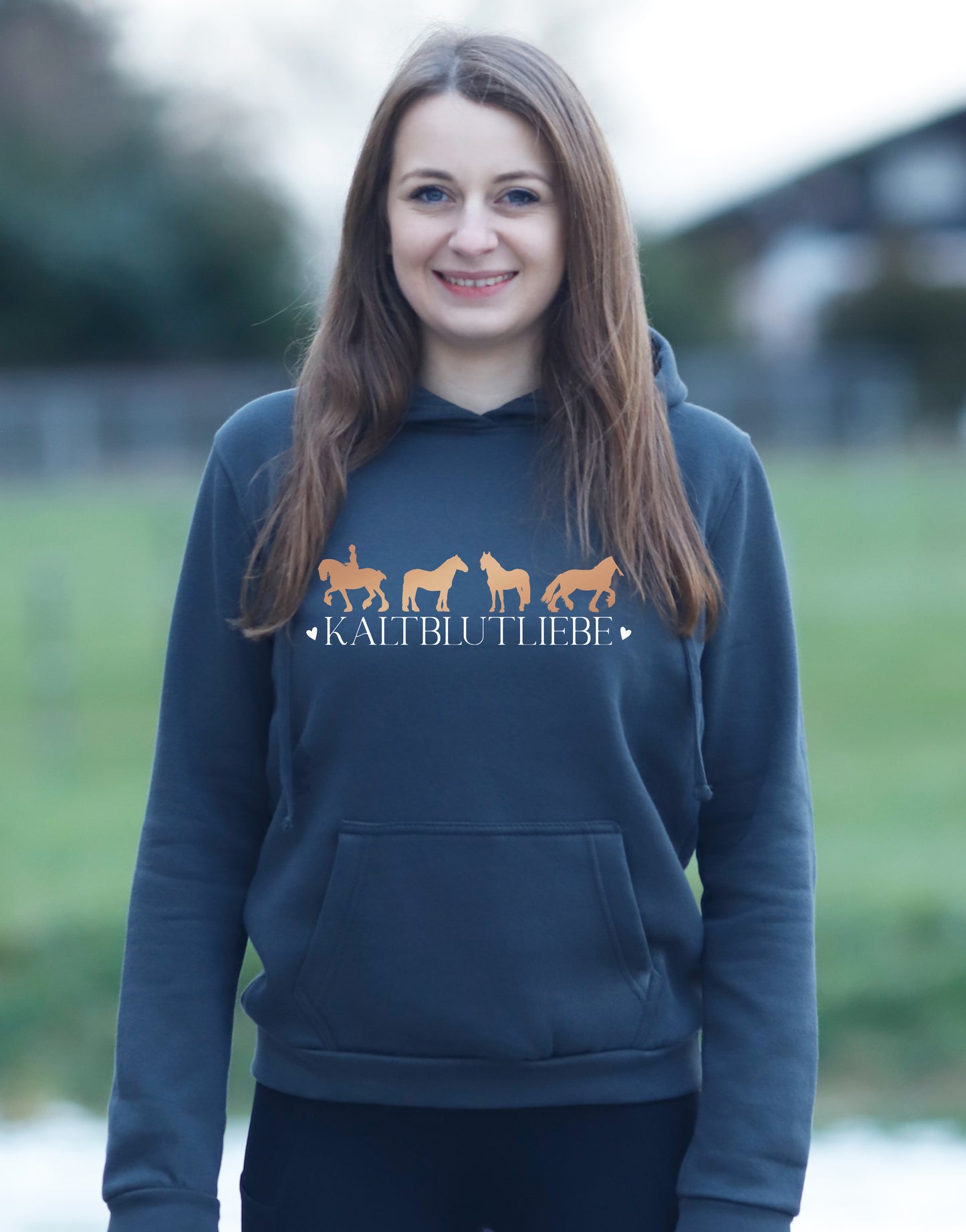 Damen-Hoodie "Kaltblutliebe"