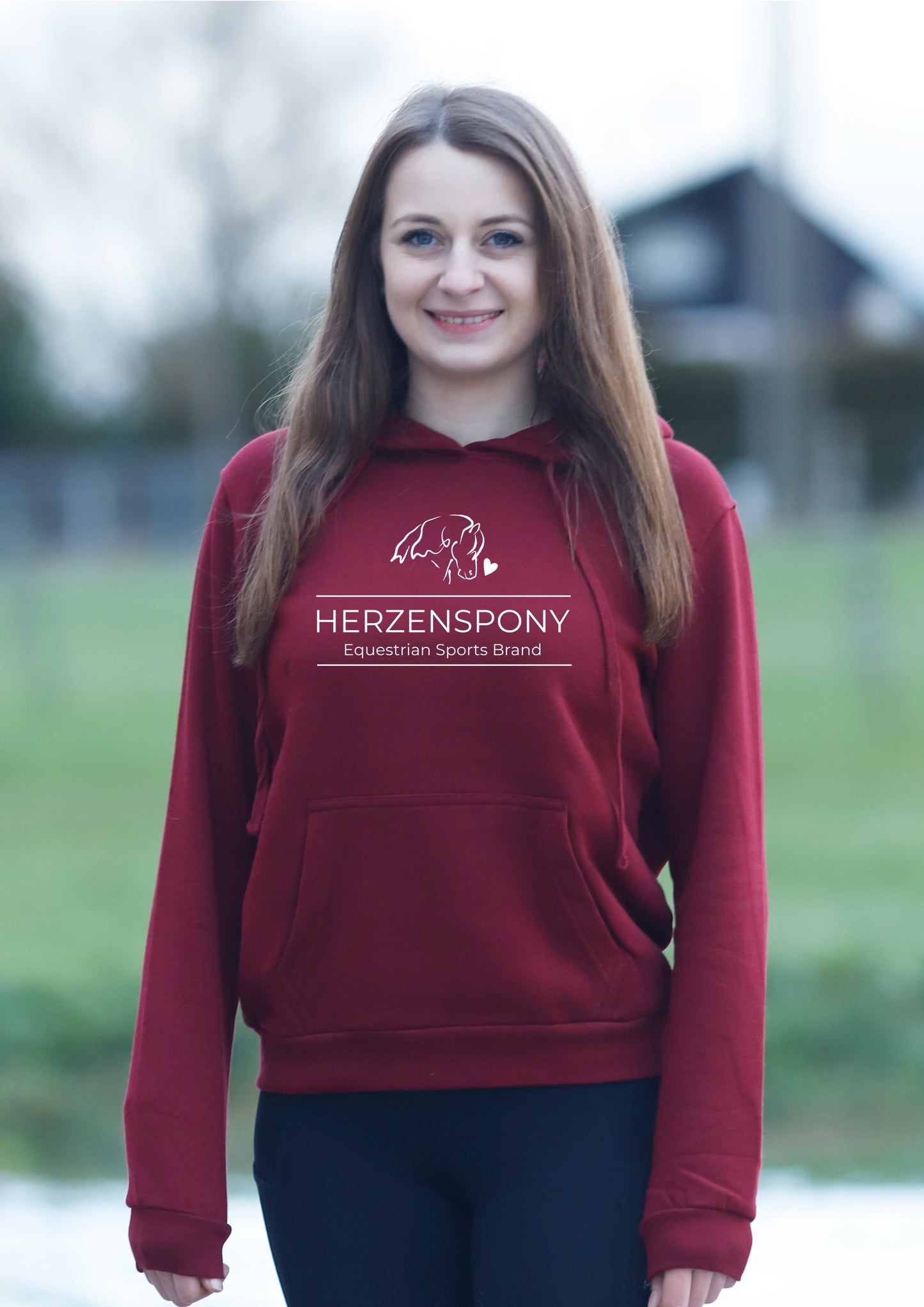 Damen-Hoodie "Herzenspony Equestrian"