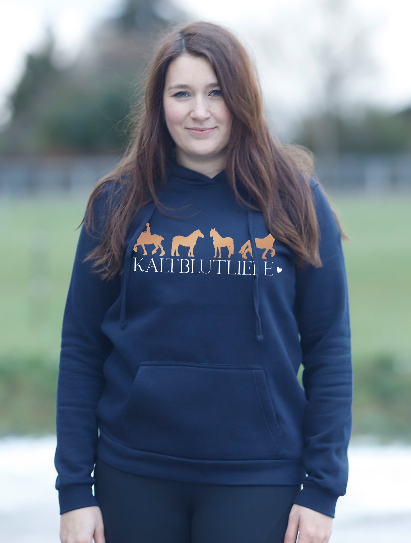 Damen-Hoodie "Kaltblutliebe"
