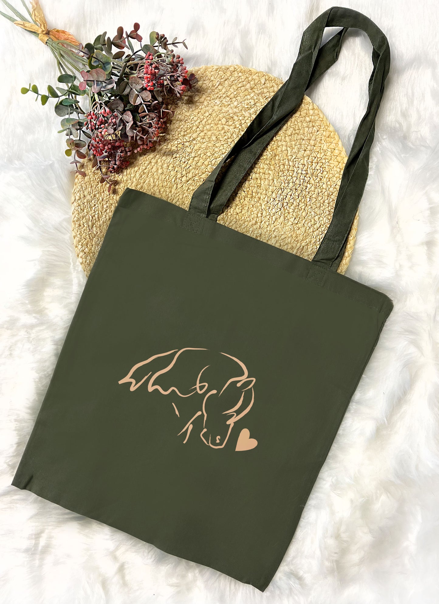 Baumwolltasche "Herzenspony"