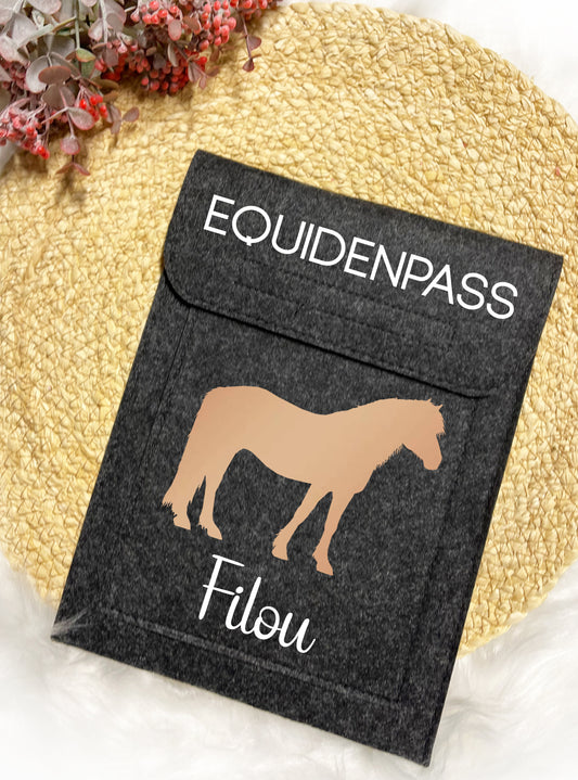 Equidenpasshülle "Haflinger - Filou" l personalisiert
