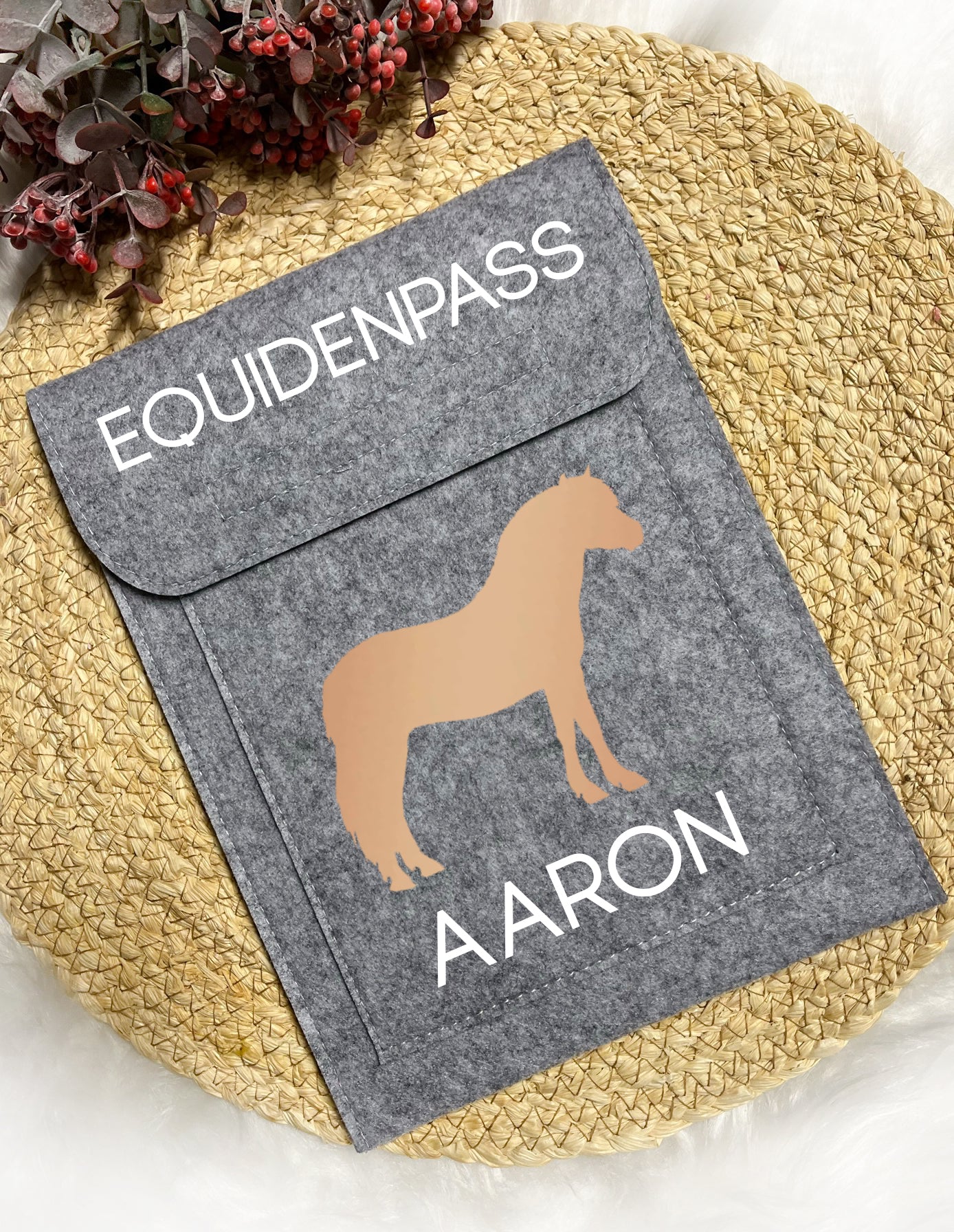 Equidenpasshülle "Fjordpferd - Aaron" l personalisiert
