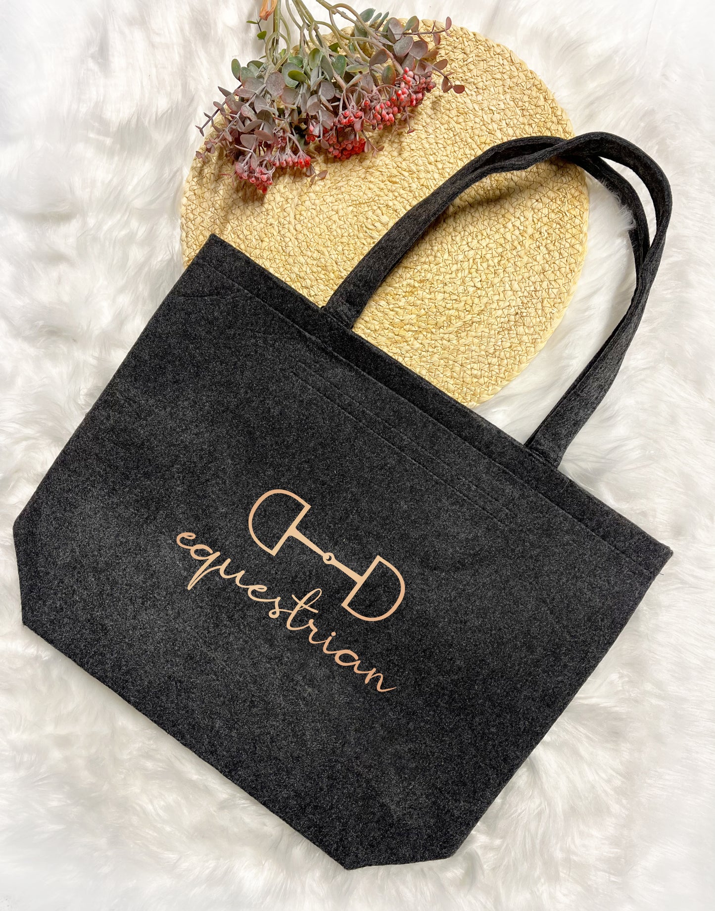 Equestrian Herzenspony Pferd Geschenk Tasche Herzenspony Shopper Pony