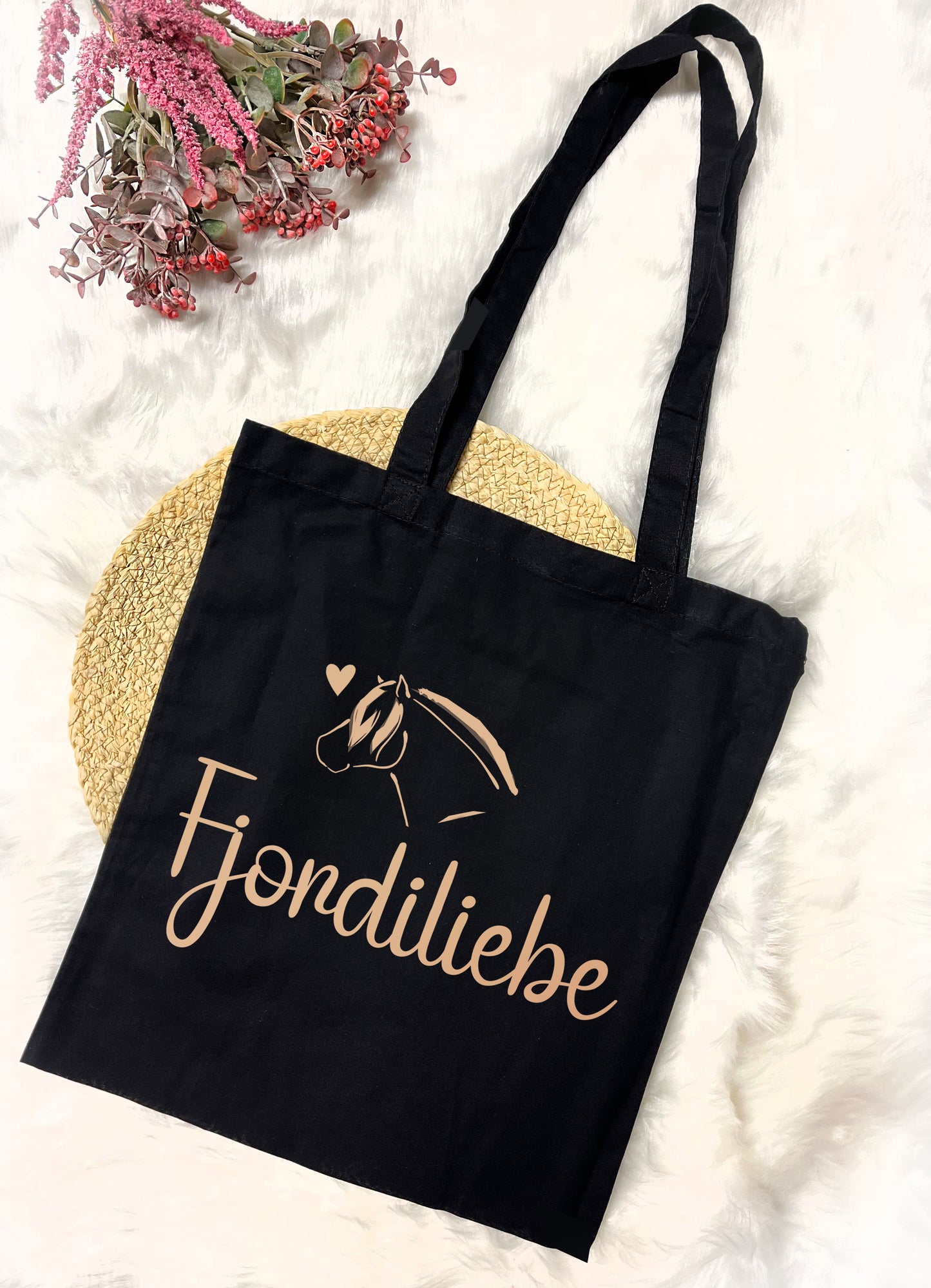Baumwolltasche "Fjordiliebe"