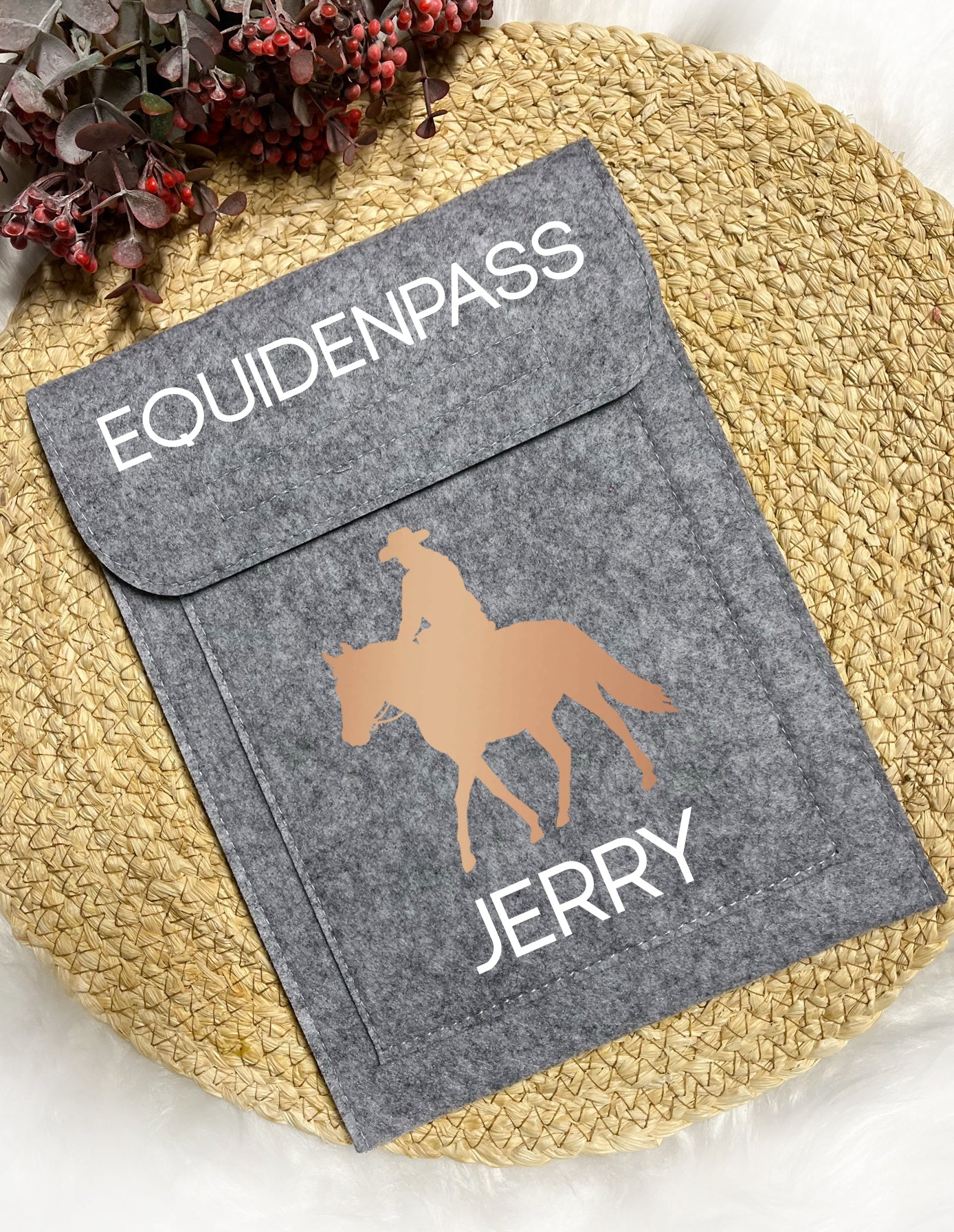 Equidenpasshülle "Western - Jerry" l personalisiert
