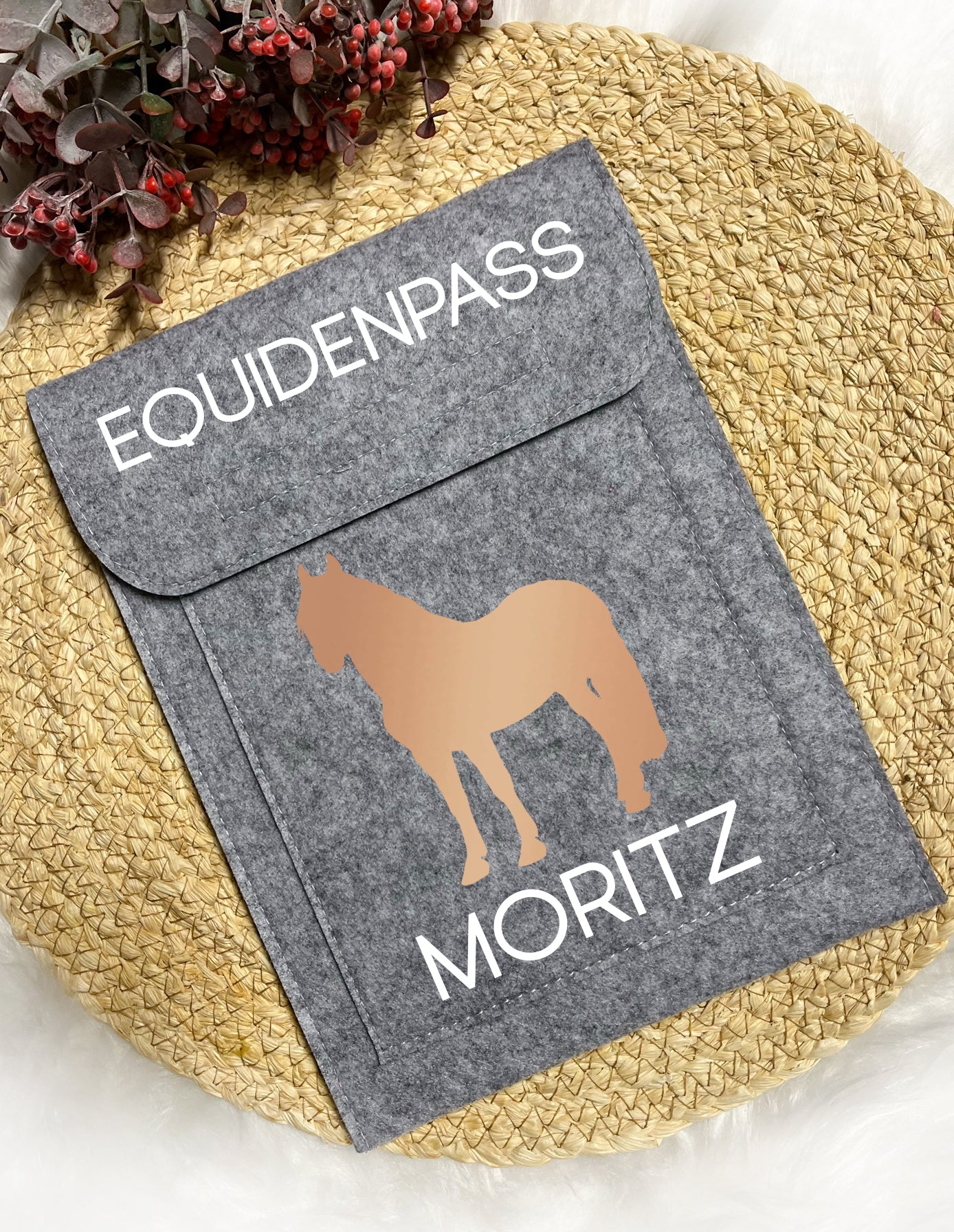 Equidenpasshülle "Kaltblut Moritz" l personalisiert