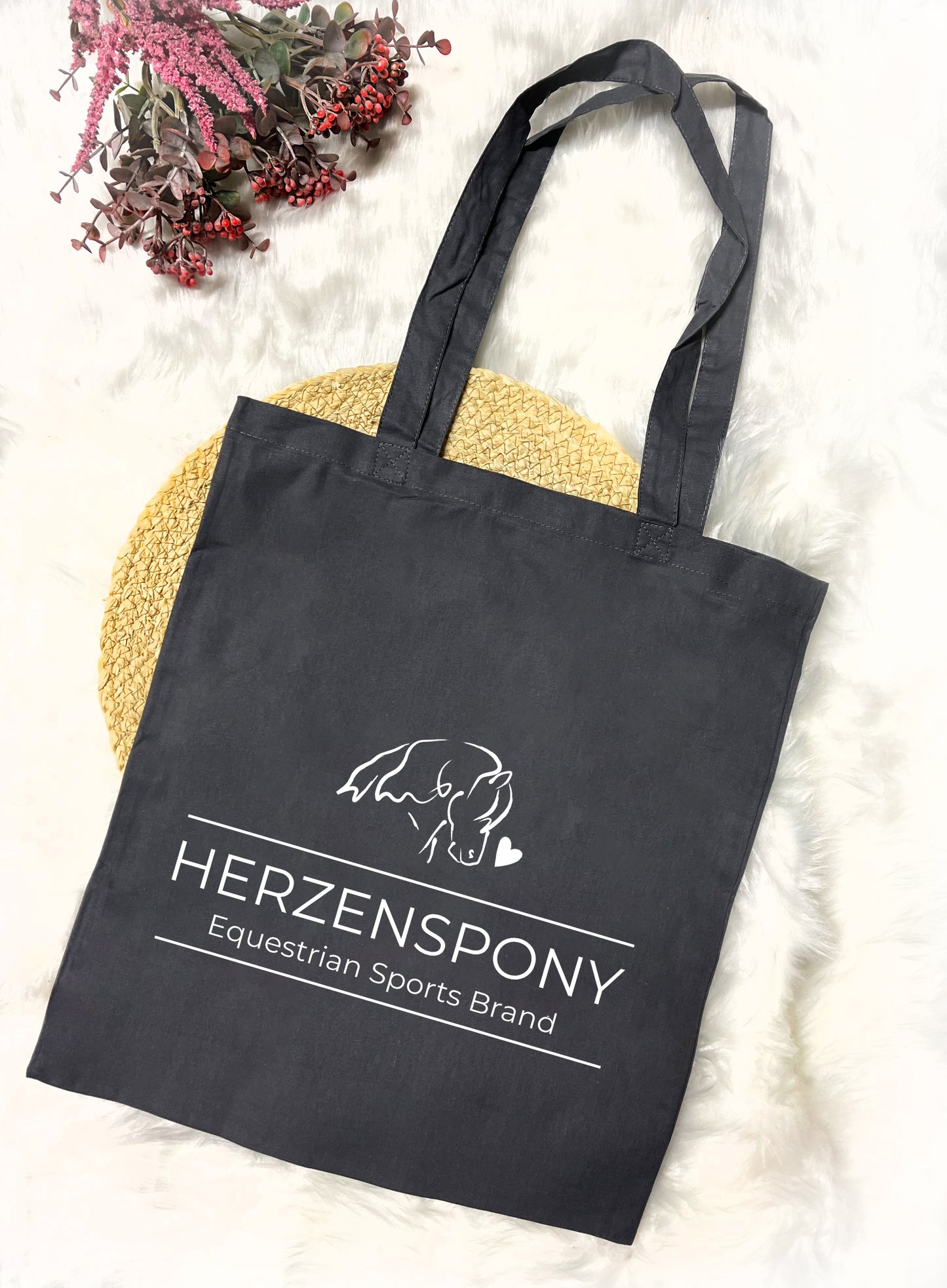 Baumwolltasche "Herzenspony Logo"