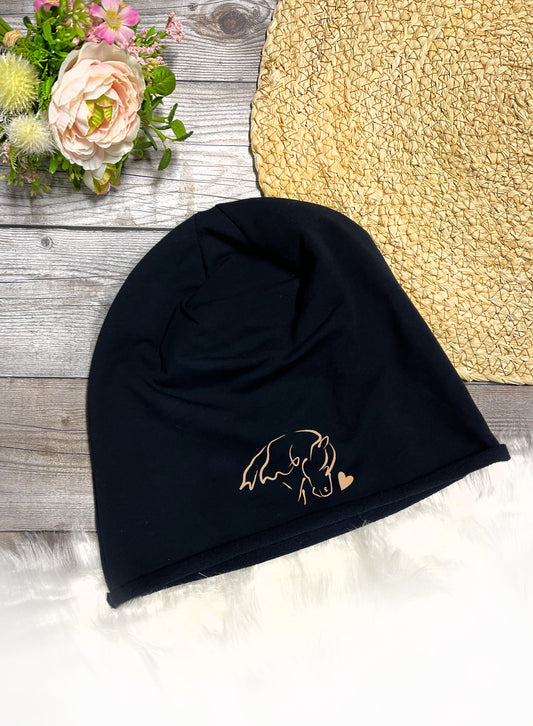 Pferde Mütze Pony Herzenspony Geschenk Beanie Pferde Mütze Herzenspony Shop Geschenkidee Geschenk