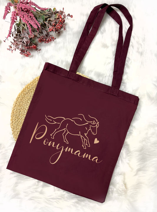 Baumwolltasche "Ponymama"