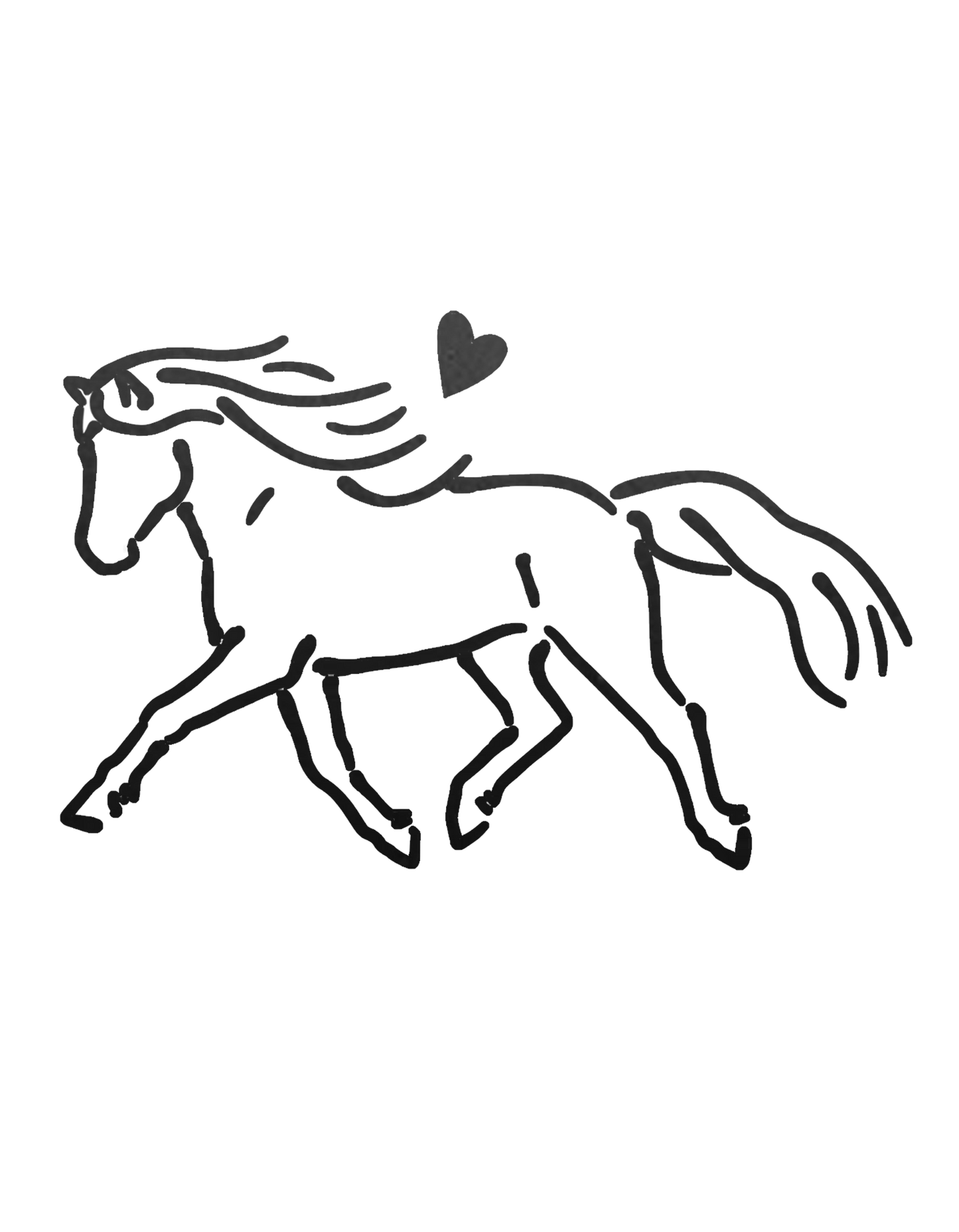 Aufkleber "Haflinger 1"
