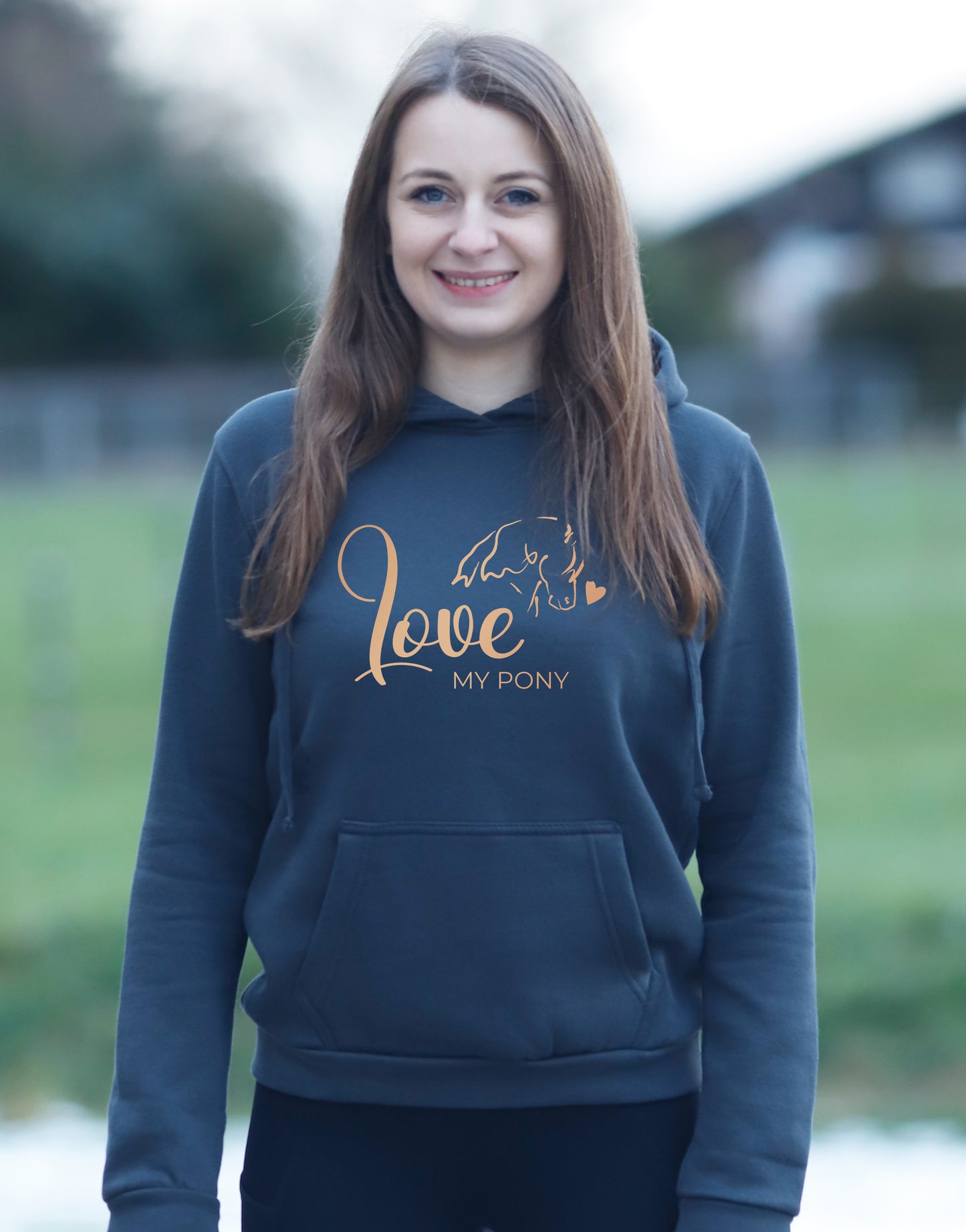 Damen-Hoodie "Love my Pony"