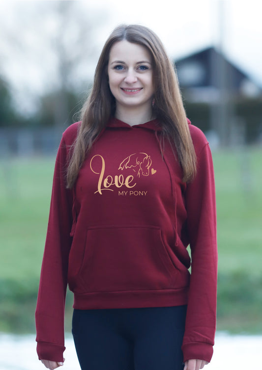 Damen-Hoodie "Love my Pony"