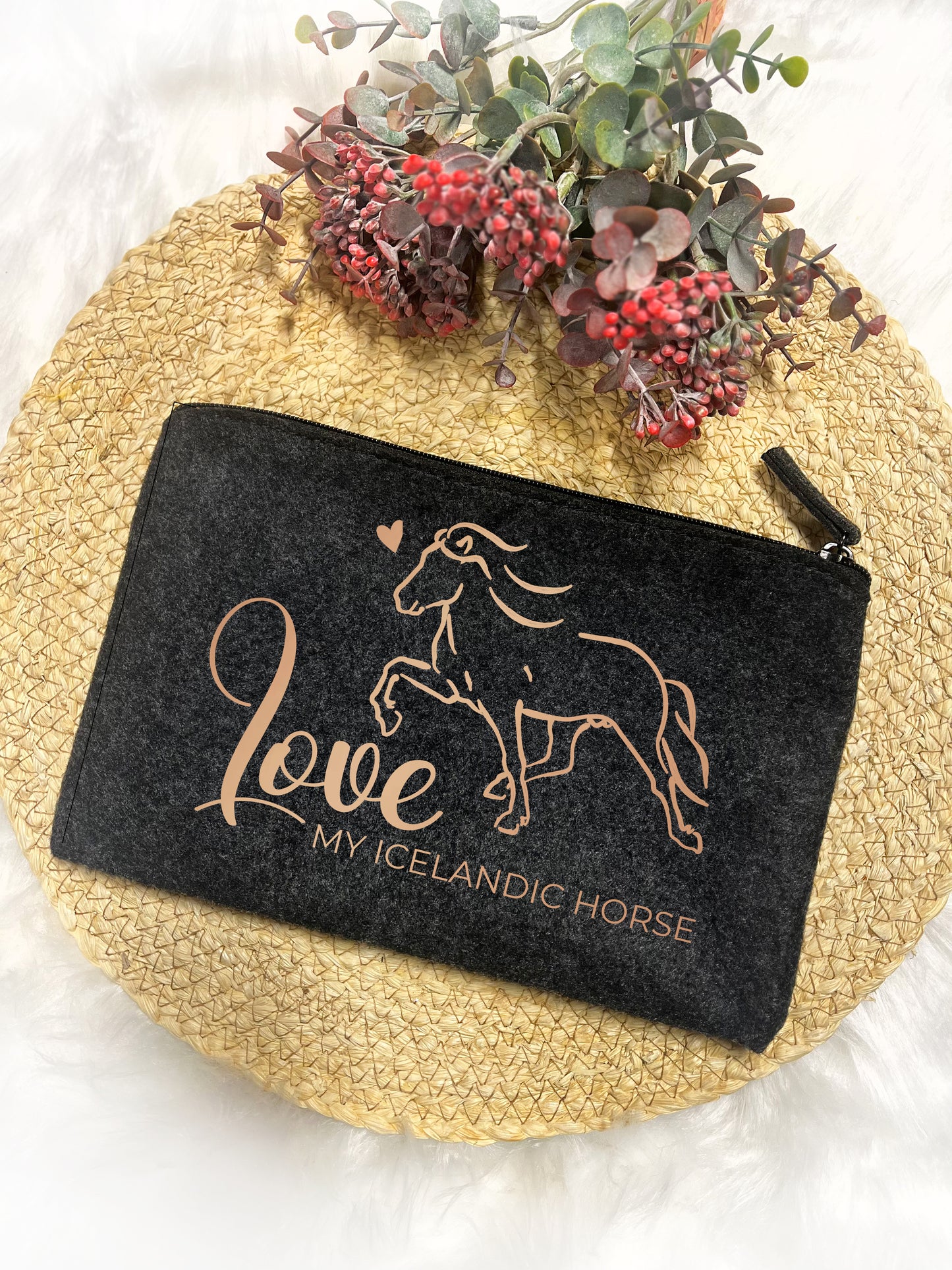 Mäppchen "Love my Icelandic Horse"