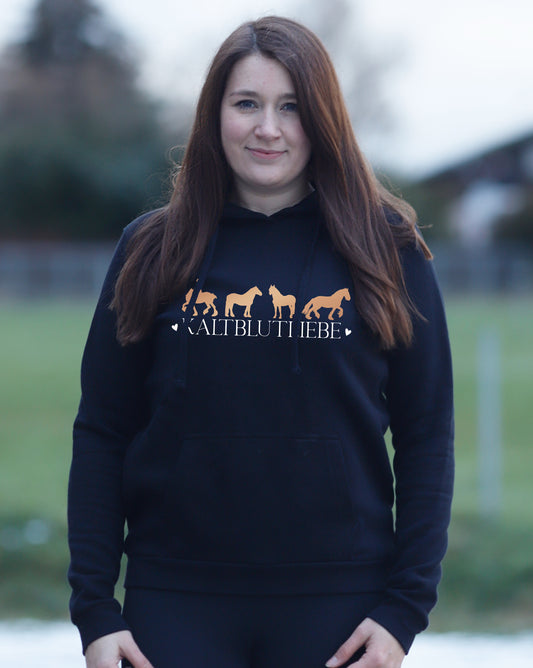 Damen-Hoodie "Kaltblutliebe"