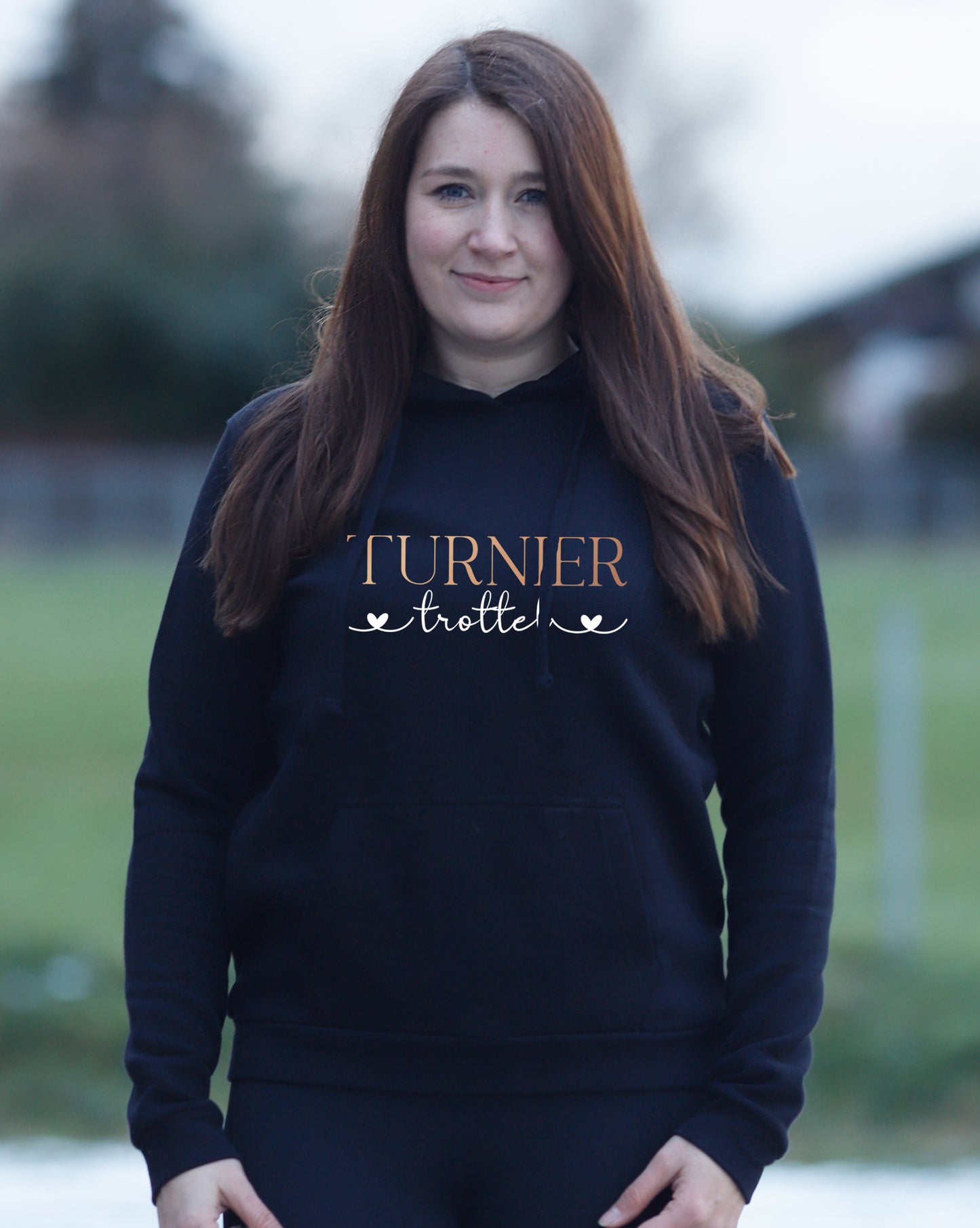 Damen-Hoodie "Turniertrottel"
