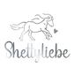 Aufkleber mit Text "Shettyliebe"