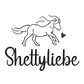Aufkleber mit Text "Shettyliebe"