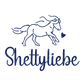 Aufkleber mit Text "Shettyliebe"