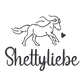 Aufkleber mit Text "Shettyliebe"