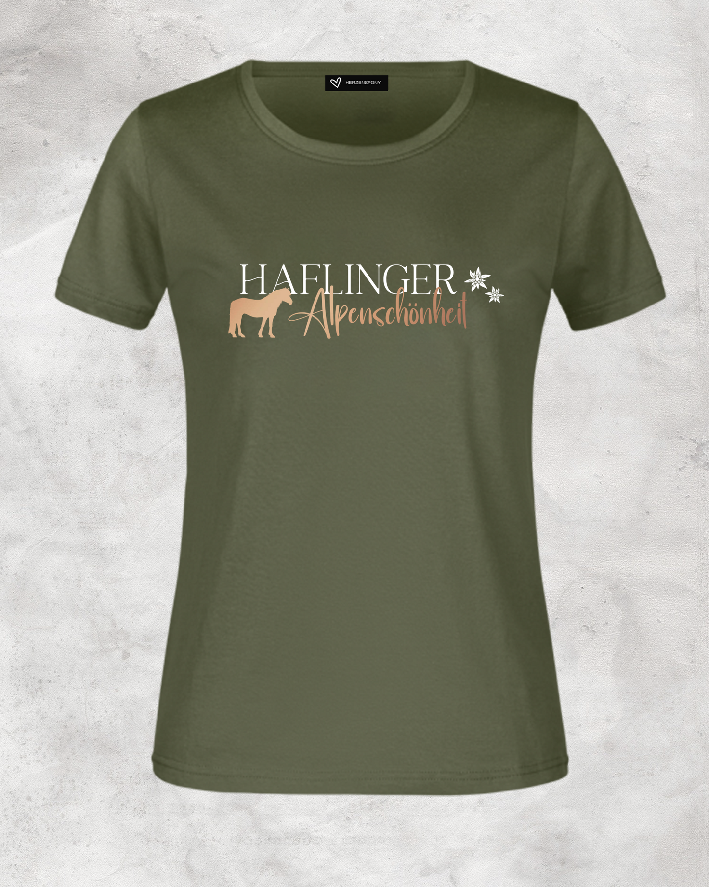 Damen-Shirt "Haflinger - Alpenschönheit"
