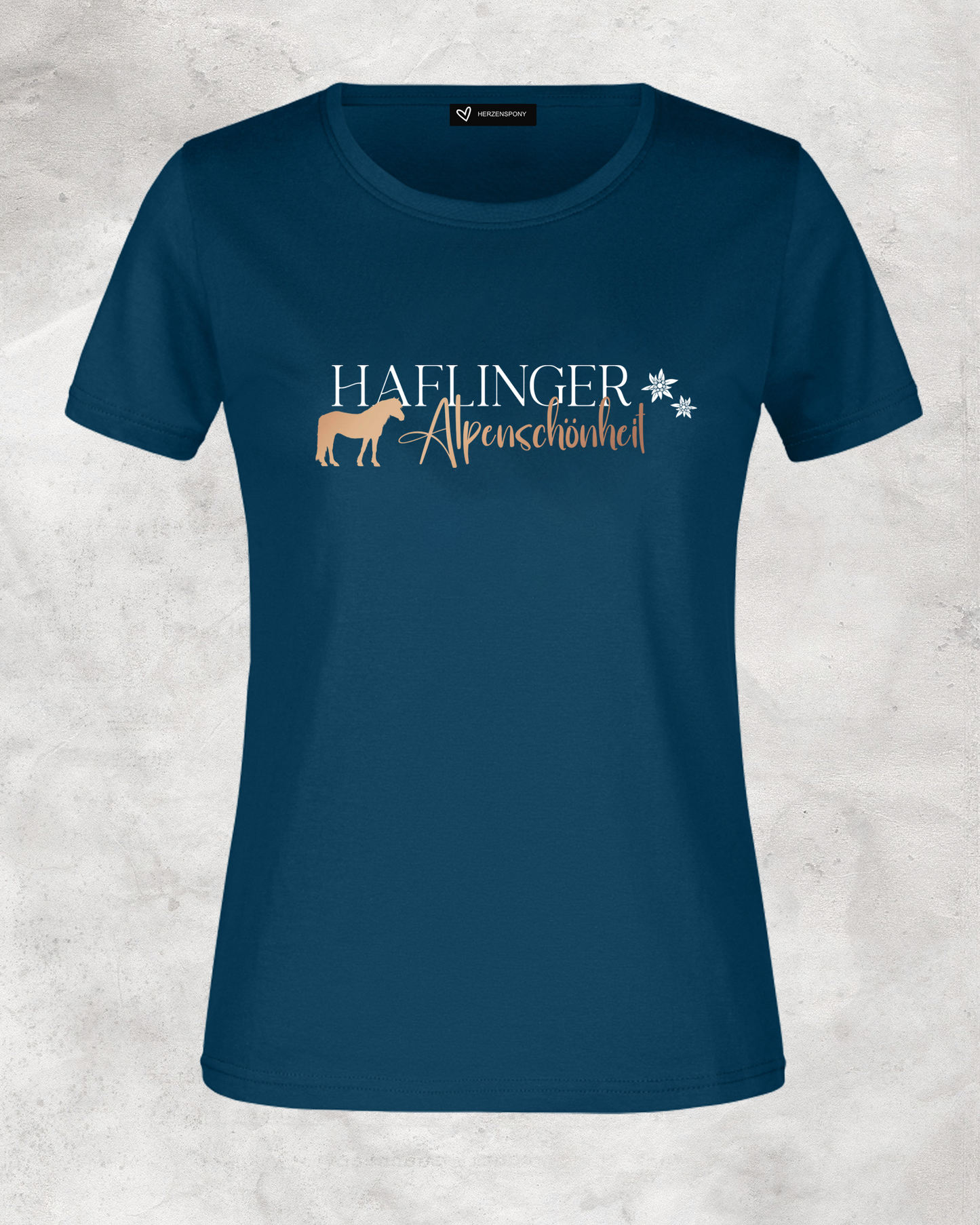 Damen-Shirt "Haflinger - Alpenschönheit"