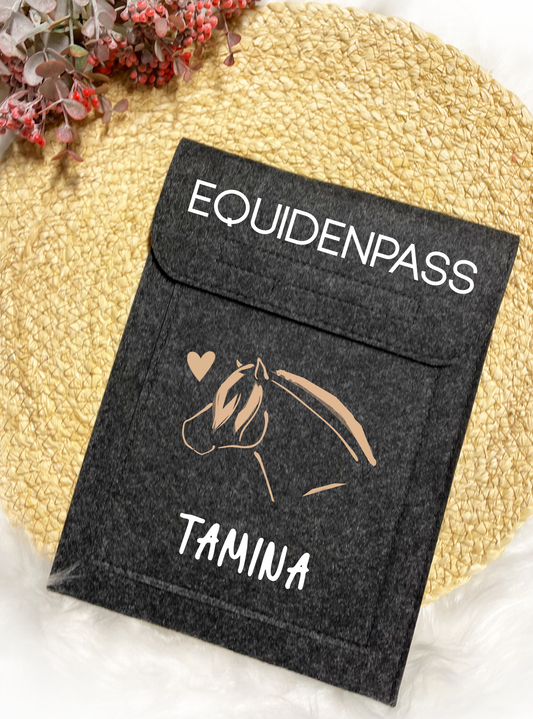 Equidenpasshülle "Fjordpferd - Tamina" l personalisiert