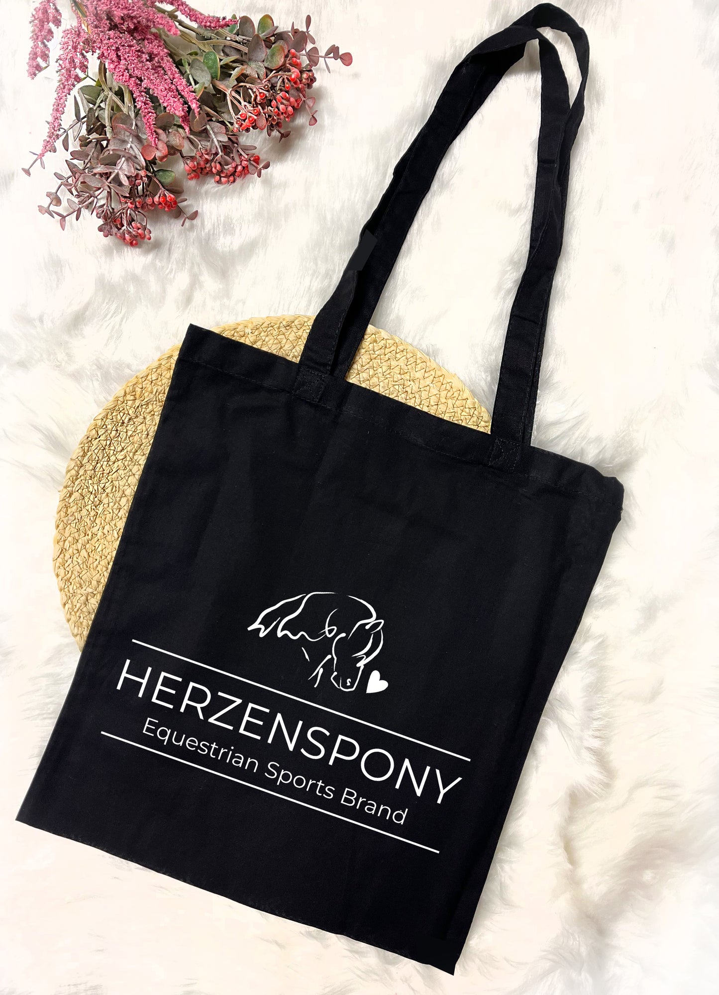 Baumwolltasche "Herzenspony Logo"