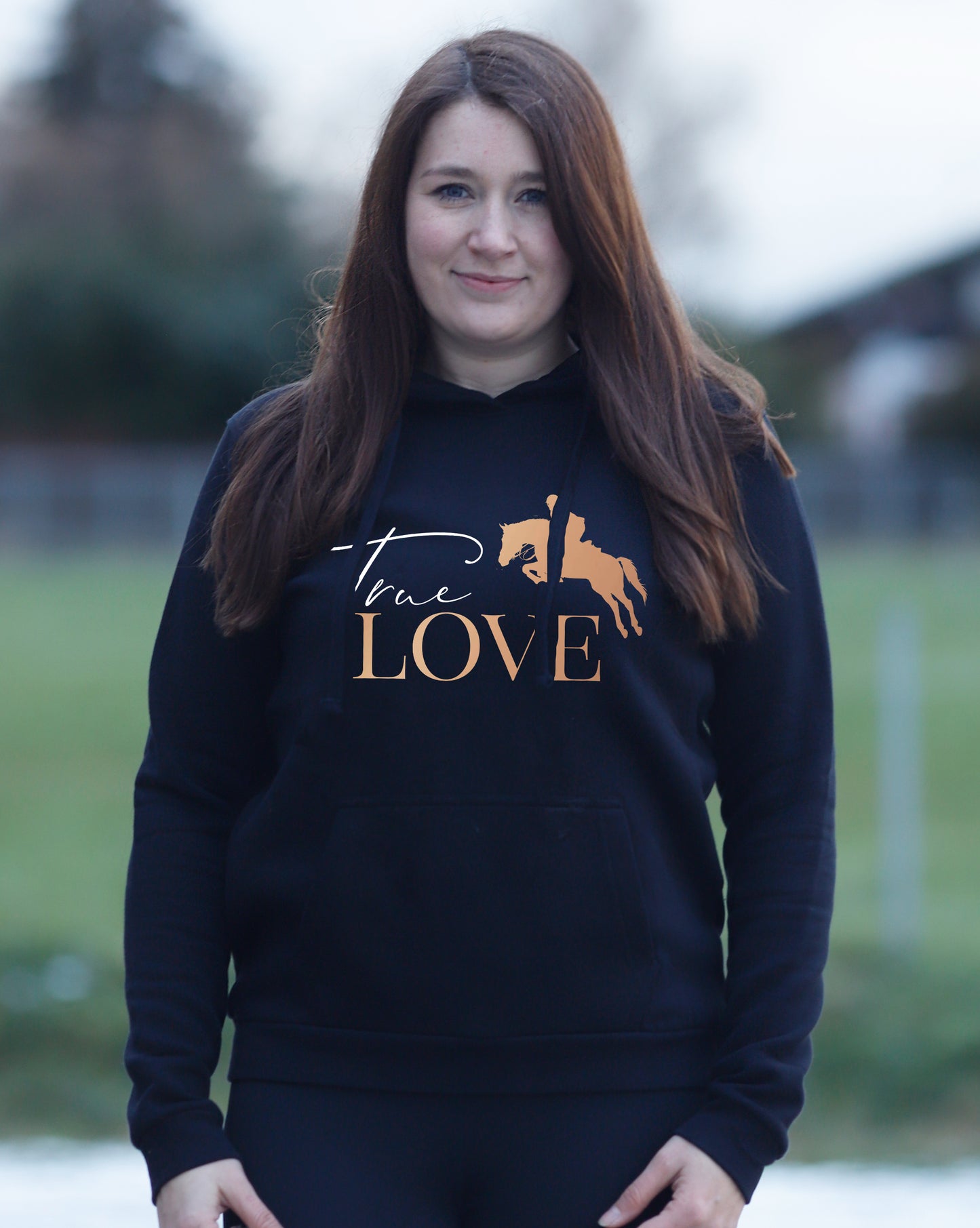 Damen-Hoodie "True Love - Springen"