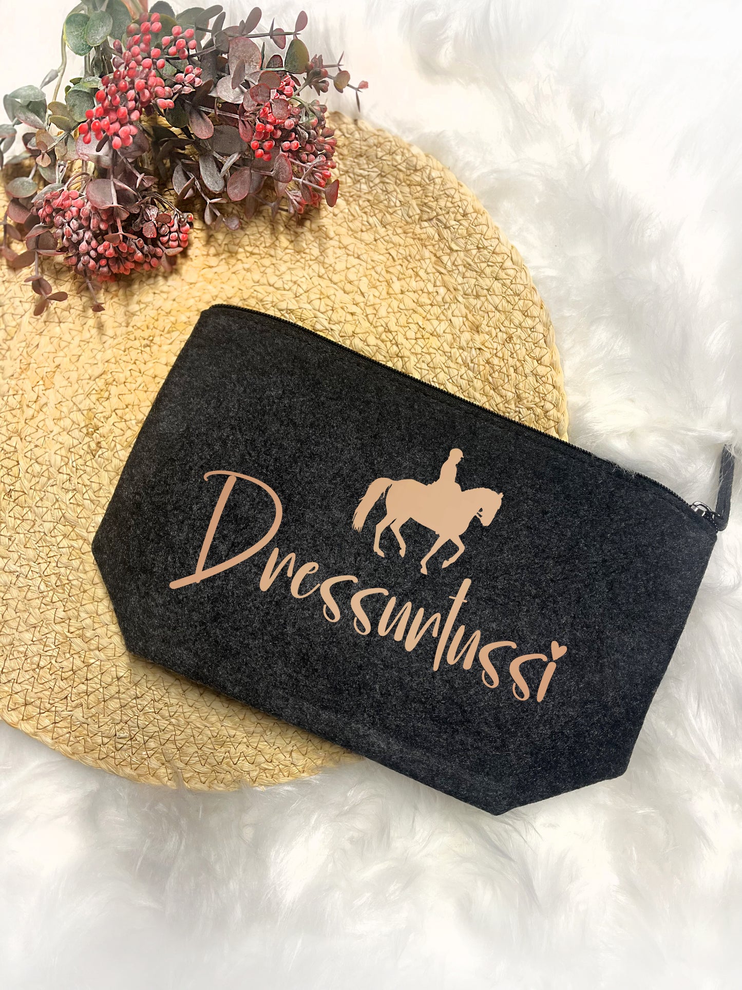 Filz-Täschchen "Dressurtussi"