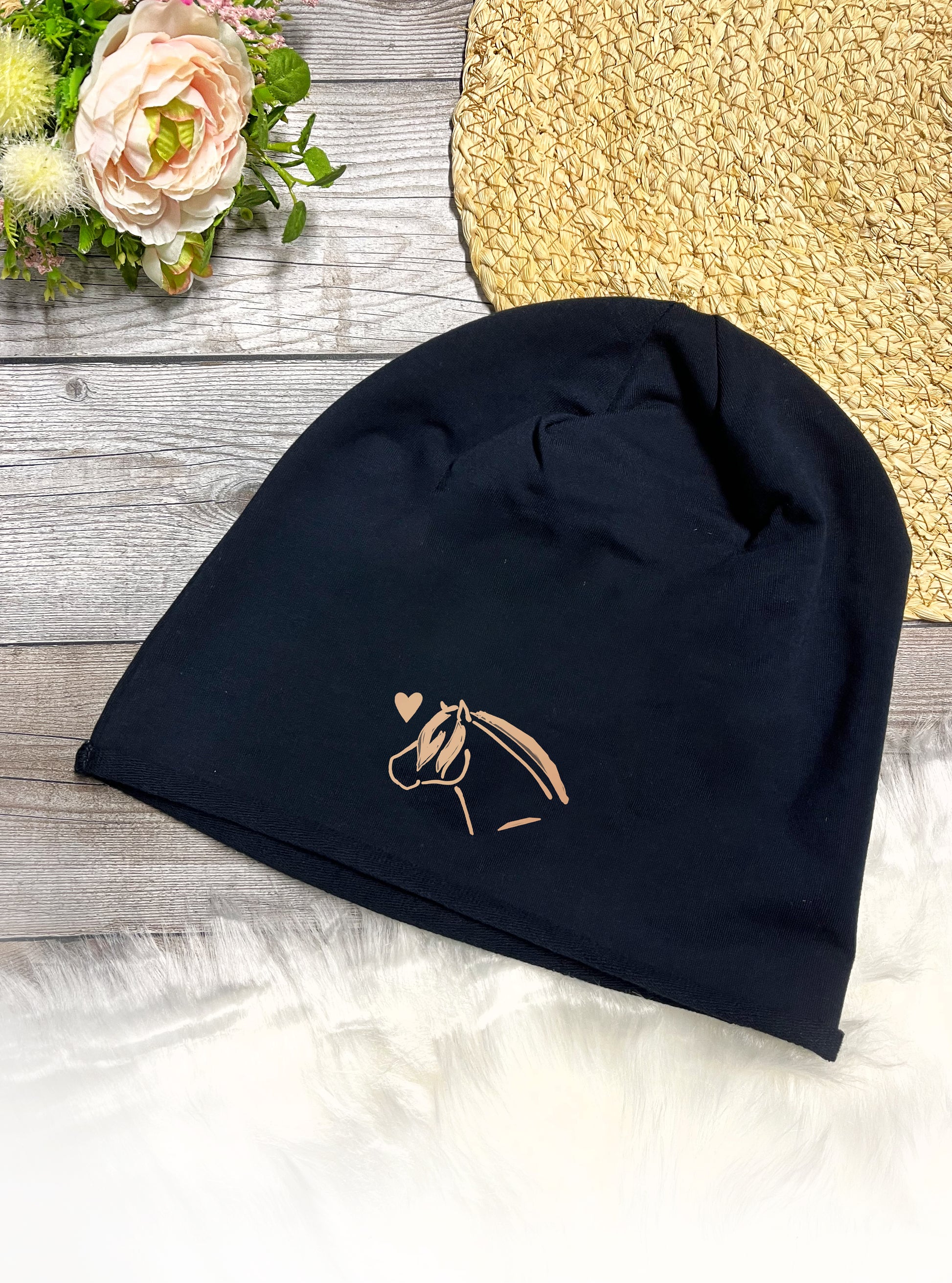 Pferde Mütze Pony Herzenspony Geschenk Beanie Pferde Mütze Herzenspony Shop Geschenkidee Geschenk