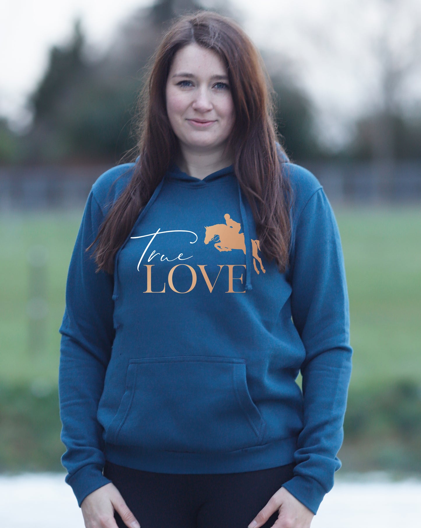 Damen-Hoodie "True Love - Springen"