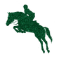 Aufkleber "Springen"