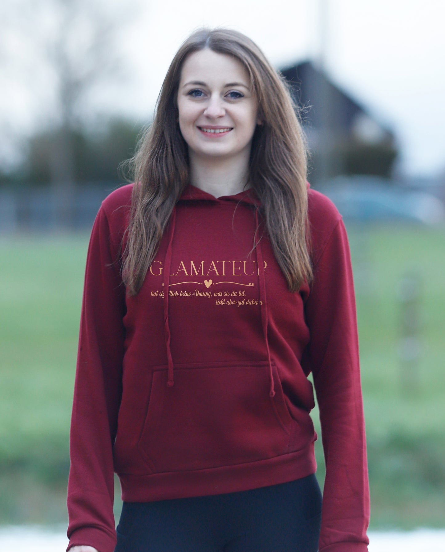 Damen-Hoodie "GLAMATEUR"