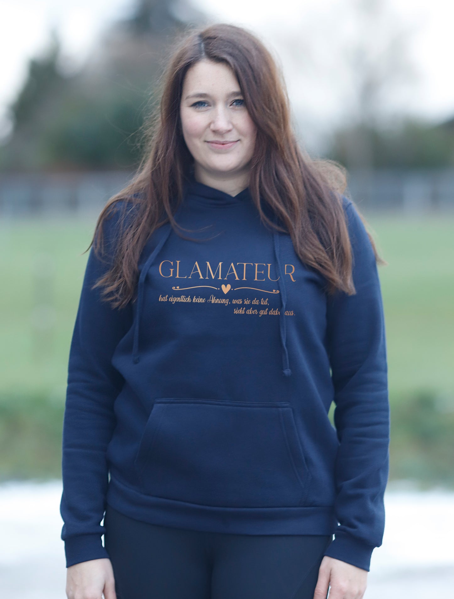 Damen-Hoodie "GLAMATEUR"