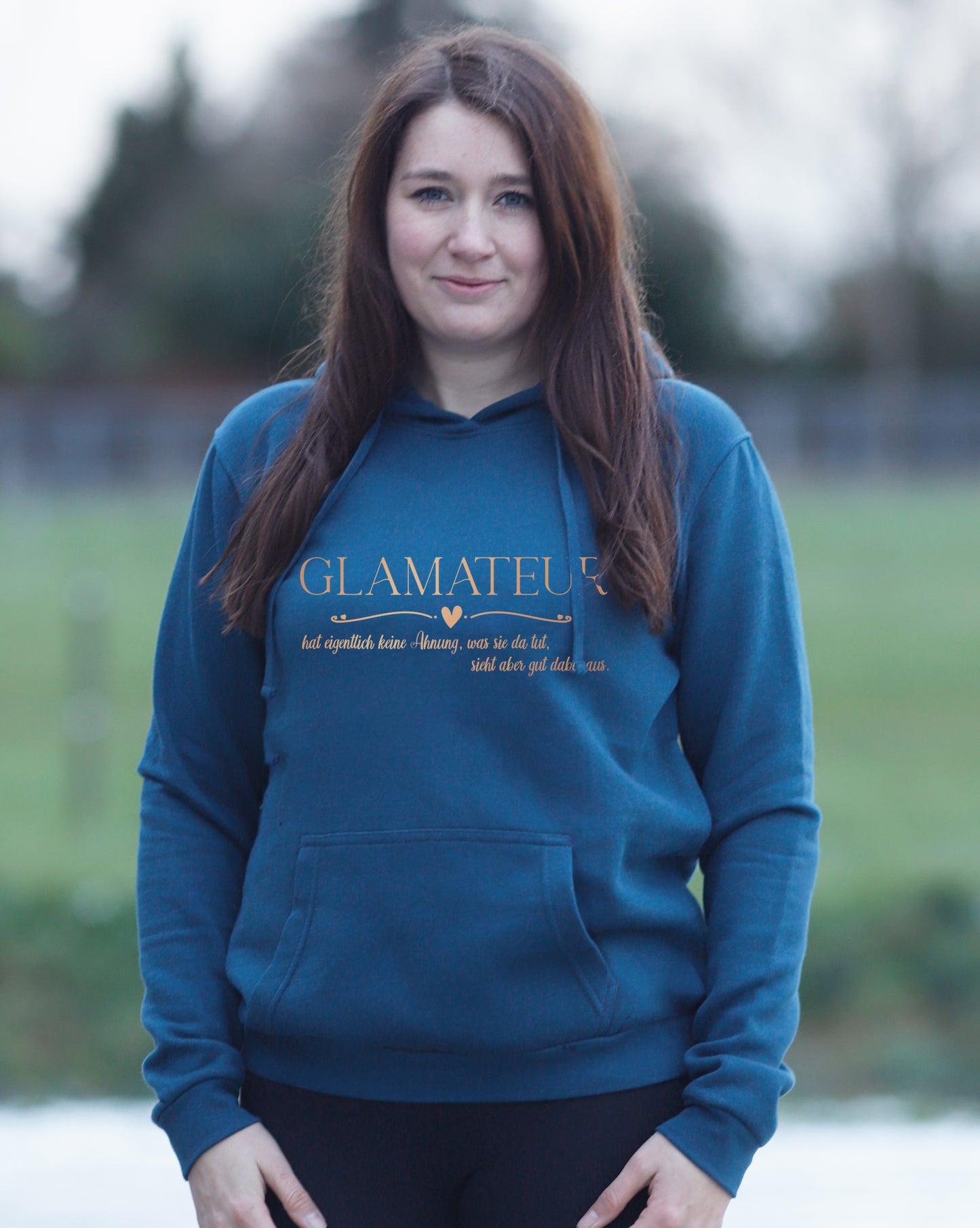 Damen-Hoodie "GLAMATEUR"