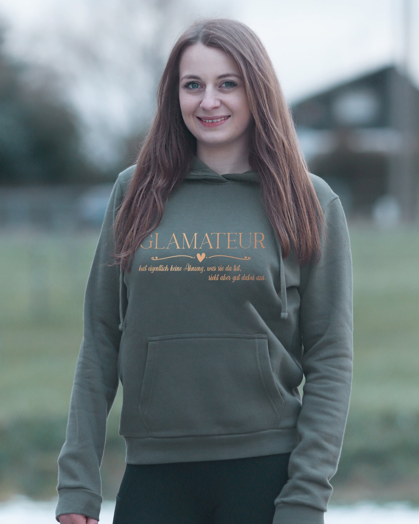 Damen-Hoodie "GLAMATEUR"