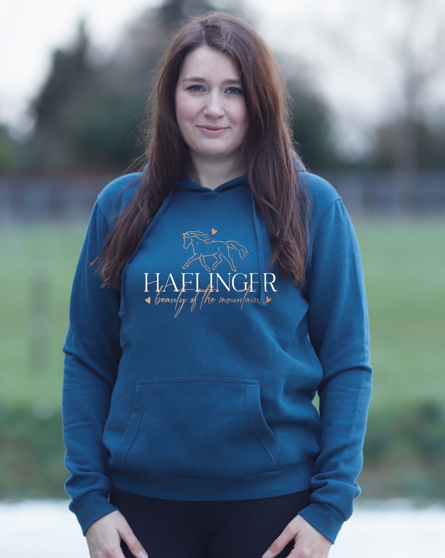 Damen-Hoodie "Haflinger - Beauty of the mountains"