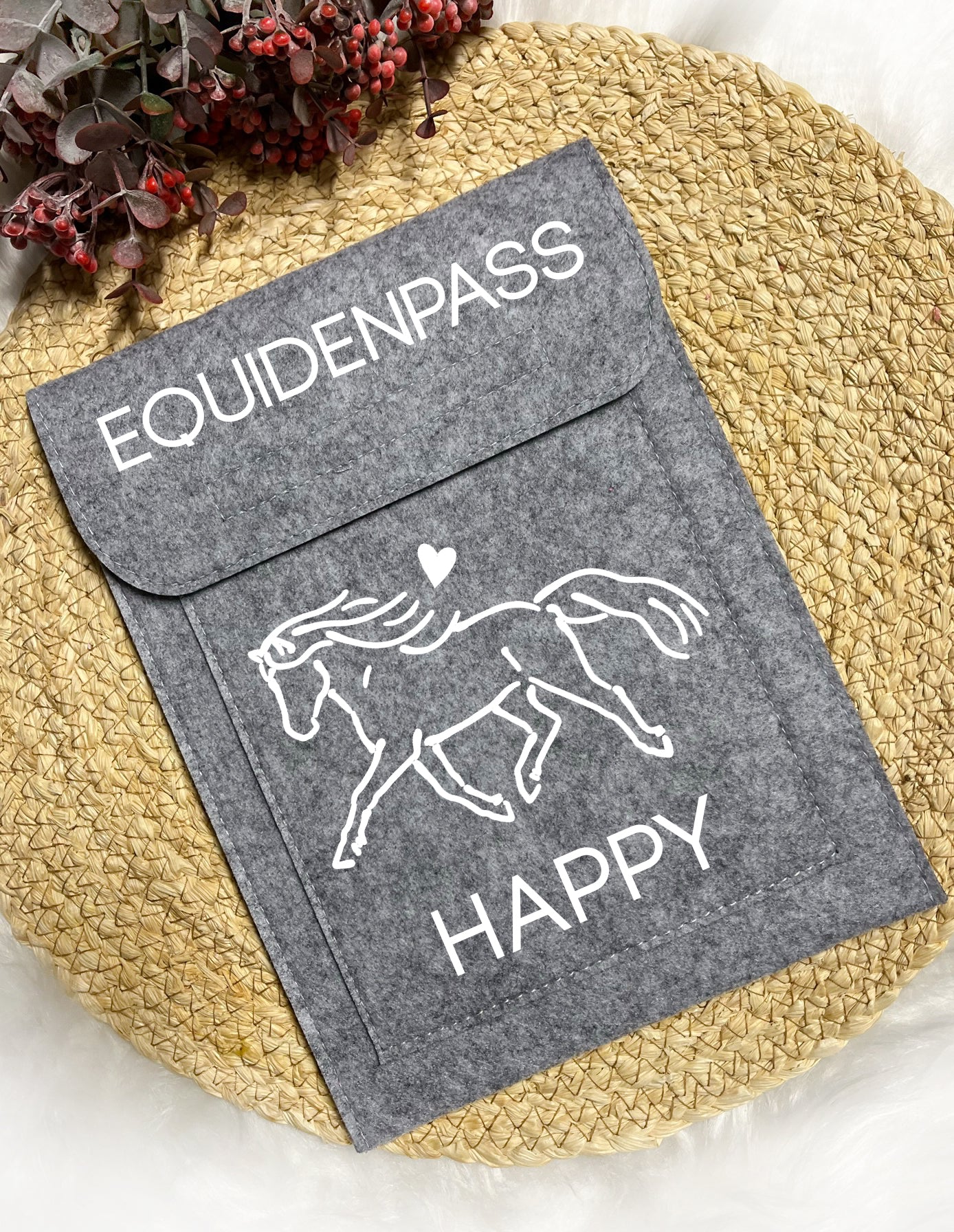 Equidenpasshülle "Haflinger - Happy" l personalisiert
