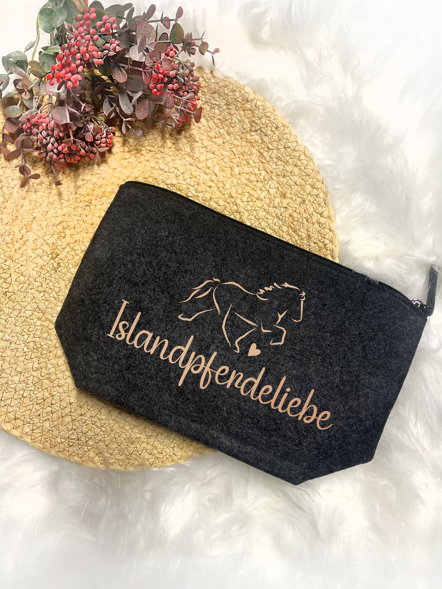 Filz-Täschchen "Islandpferdeliebe"
