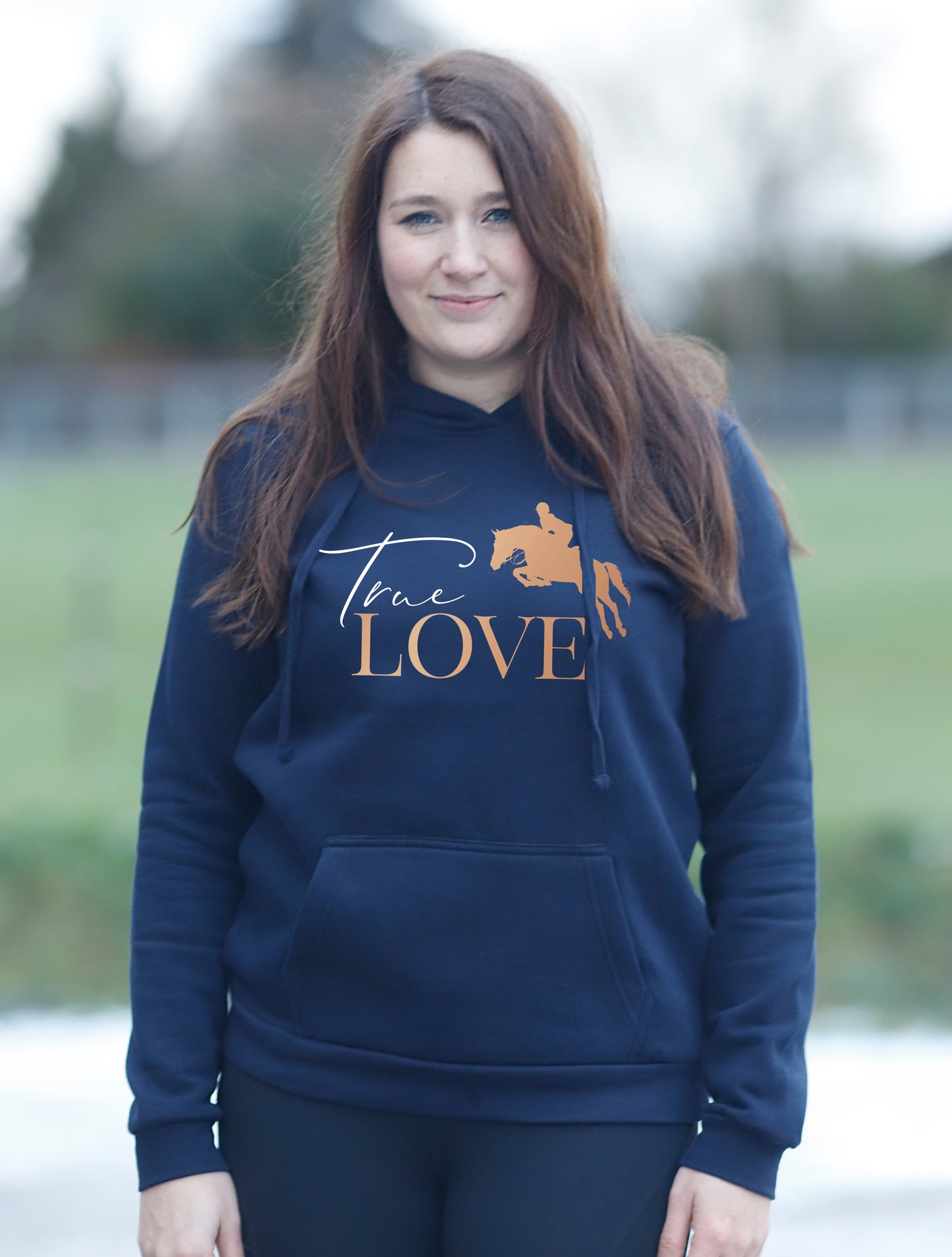 Damen-Hoodie "True Love - Springen"