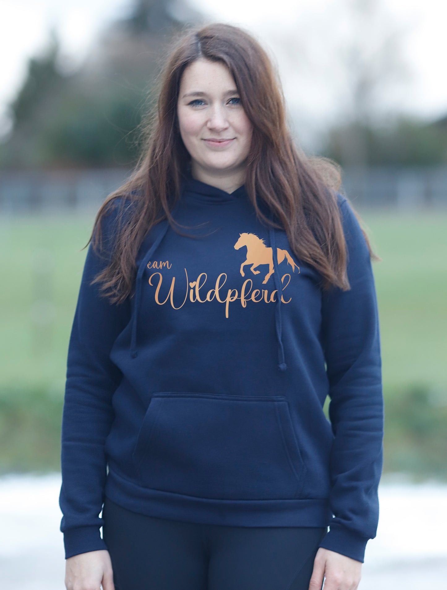 Damen-Hoodie "Team Wildpferd"